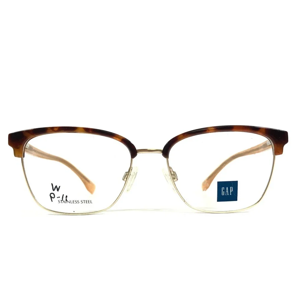 Gap Eyeglasses Frames VGP508 HAVANA 0HAV Havana Gold Square Full Rim 53-17-140